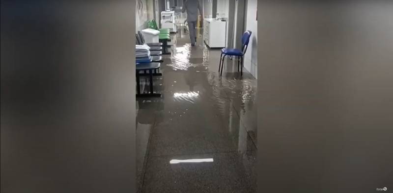 Hospital Do Dirceu Alaga Durante Chuva Intensa Em Teresina TV Portal AZ