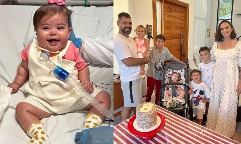 Filha de Juliano Cazarré recebe alta Nossa pequena gigante Portal AZ