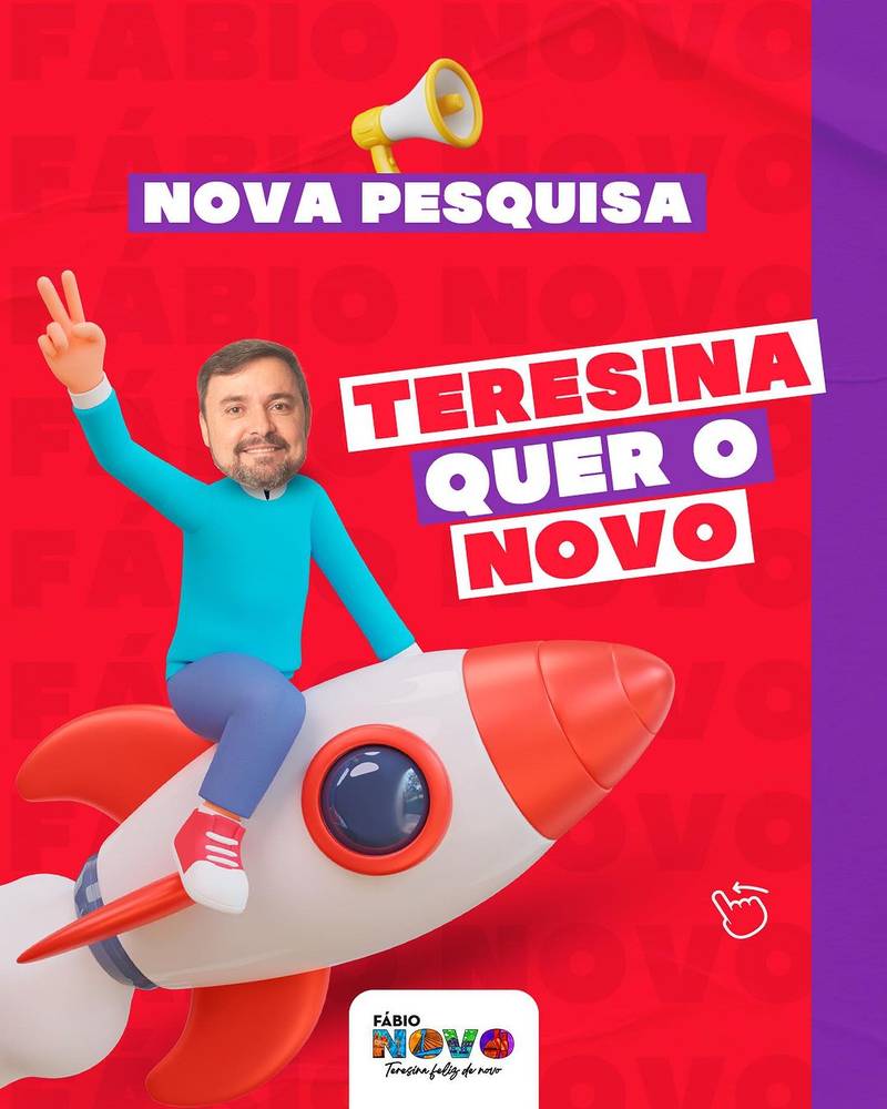 Fábio Novo já lança até slogan como candidato à prefeitura de Teresina