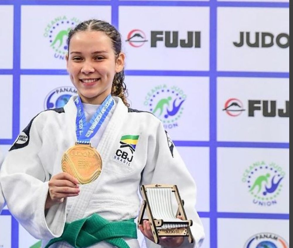 Jeissiara Vidal ganhou, nessa segunda-feira (22), a medalha de ouro no Campeonato Pan-americano e Oceania