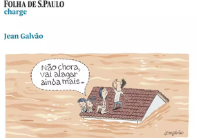 O Folha de São Paulo recebeu diversas críticas dos internautas. (Foto: Reprodução/Folha de São Paula)