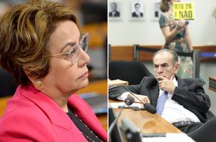 Os senadores Marcelo Castro (MDB) e Jussara Lima (PSD) votaram a favor da volta do imposto (Foto: Reprodução/Colagem)