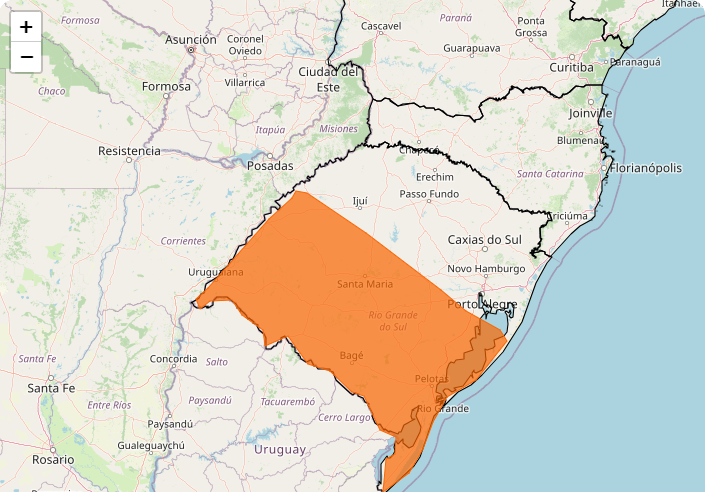 INMET Alerta Para Risco De Novos Temporais No RS Entre Quarta E Quinta