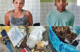 Polícia prende casal por tráfico de drogas no interior do Piauí (Foto: -)