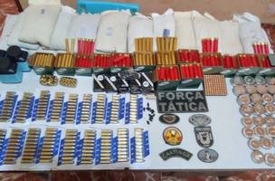 Força Tática de Paulistana apreende grande quantidade de munições (Foto: -)