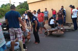 Dois motociclistas ficam feridos em colisão no interior do Piauí (Foto: -)