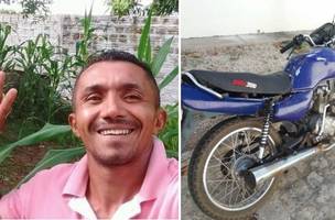 Motocicleta de homem encontrado morto é apreendida em matagal (Foto: -)