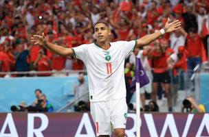 Abdelhamid Sabiri, abriu o placar para a seleção marroquina (Foto: Reprodução/Twitter)