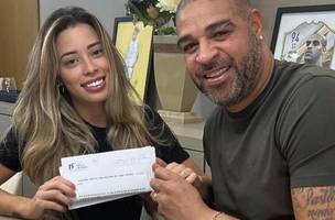 Adriano Imperador e Micaela (Foto: Reprodução/redes sociais)