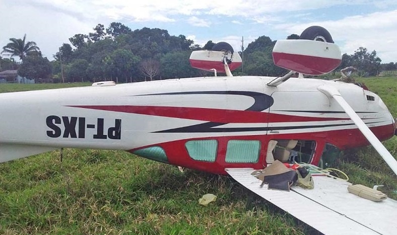 Avião que caiu no Mato Grosso