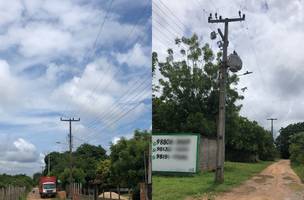 Povoado de Teresina está sem energia há dez dias. Moradores apelam ao Ministério Público (Foto: Divulgação)