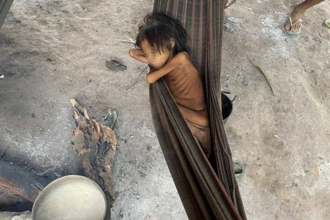 Terra Indígena (TI) Ianomami, em Roraima, passa por crise humanitária