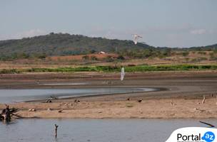 Açude cajazeiras, em Pio IX (Foto: Edição do Portal AZ/Reprodução)