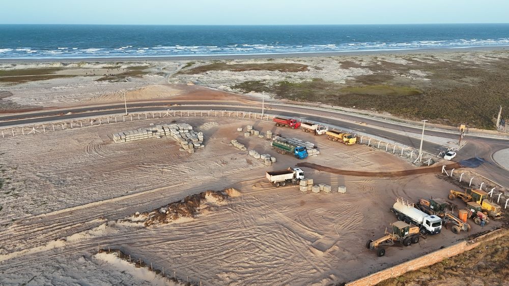 Obras no Porto de Luís Correia