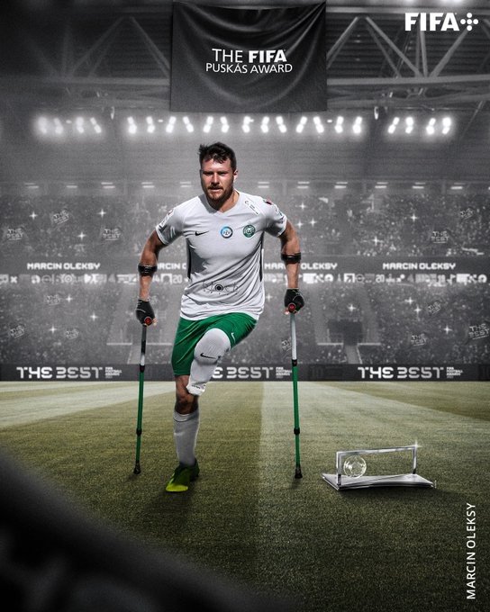 Marcin Oleksy, da polônia, levou o prêmio de gol mais bonito