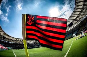Bandeira do Flamengo no Maracanã (Foto: Alexandre Vidal / Flamengo)
