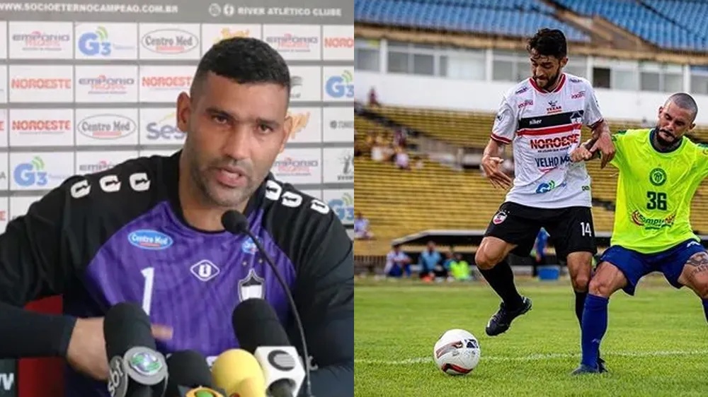 Edson e Maicon, ex-atletas do River-PI