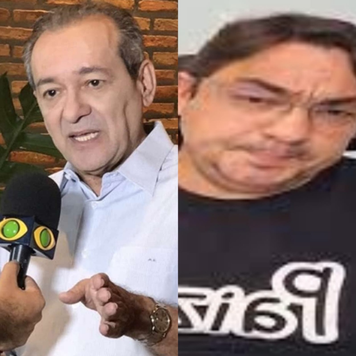 Jornalista Arimateia Azevedo e Jivago Castro