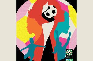 Pôster oficial da Copa do Mundo Feminina 2023 (Foto: Divulgação/Fifa)