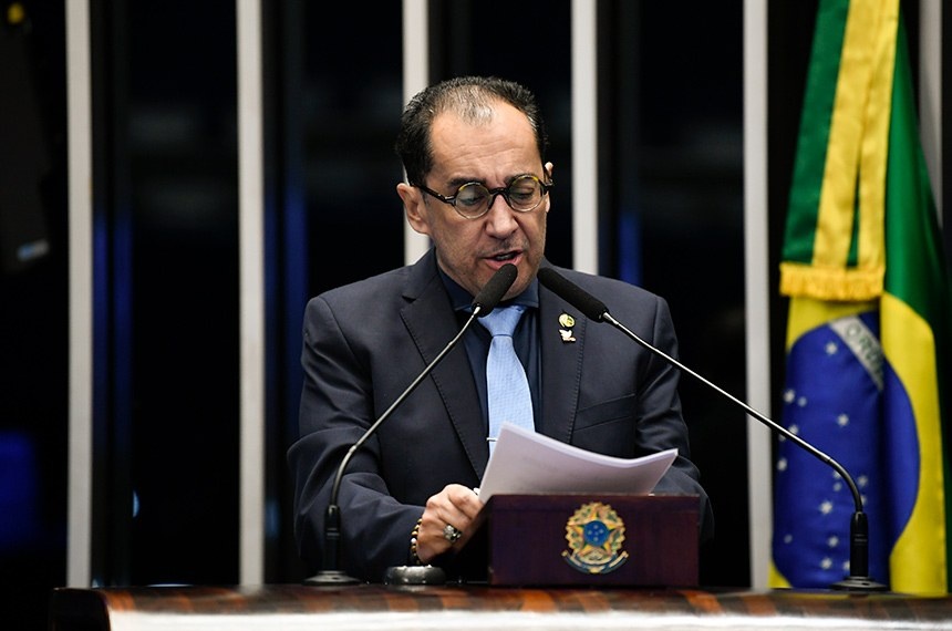 Senador Jorge Kajuru (PSB-GO)  Fonte: Agência Senado