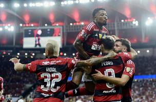 O Flamengo venceu seu primeiro jogo na Libertadores 2023 (Foto: Reprodução/ Twitter/ Conmebol)