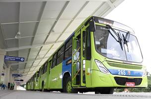 Ônibus faixa azul (Foto: Strans)