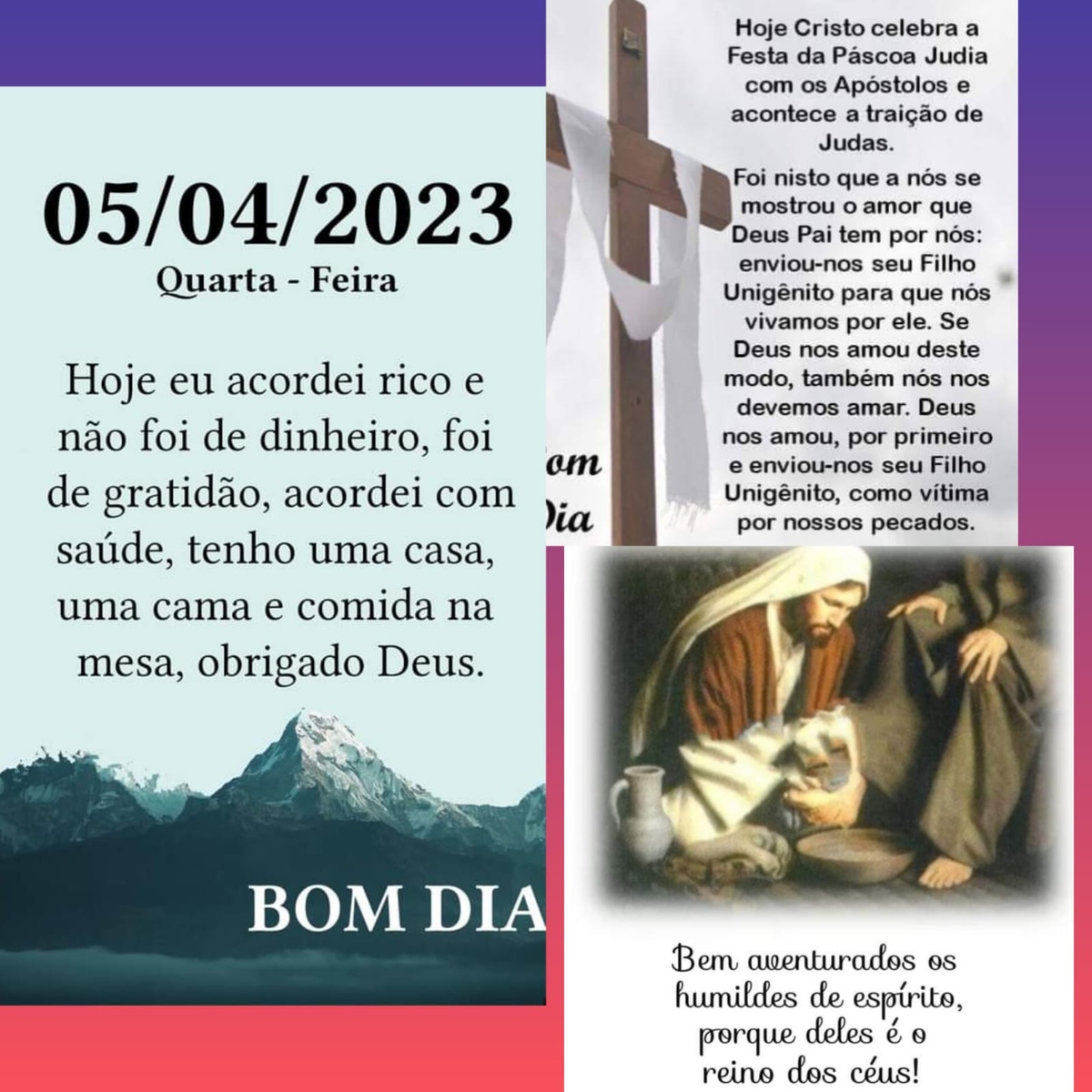 Pensamento do dia