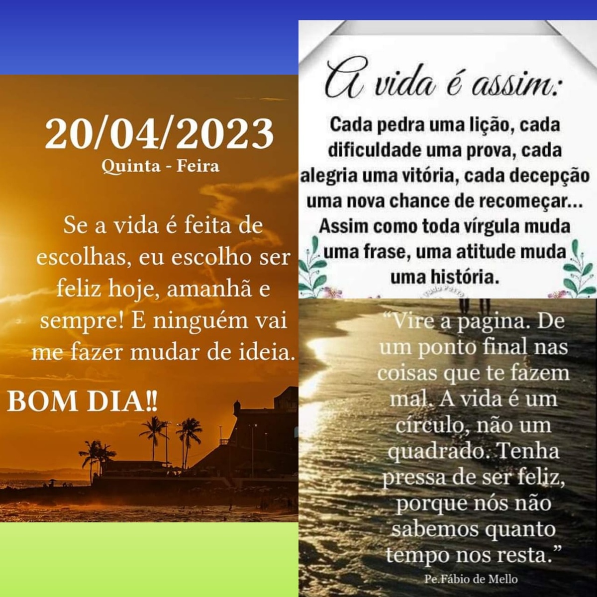 Pensamento do dia