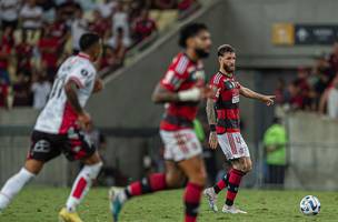 O rubro-negro bateu o Ñublense por 2 a 0 em partida da rodada anterior do torneio (Foto: Paula Reis/ Flamengo)