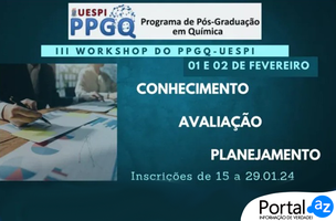 III Workshop do Programa de Pós-Graduação em Química (Foto: Governo do Piauí)