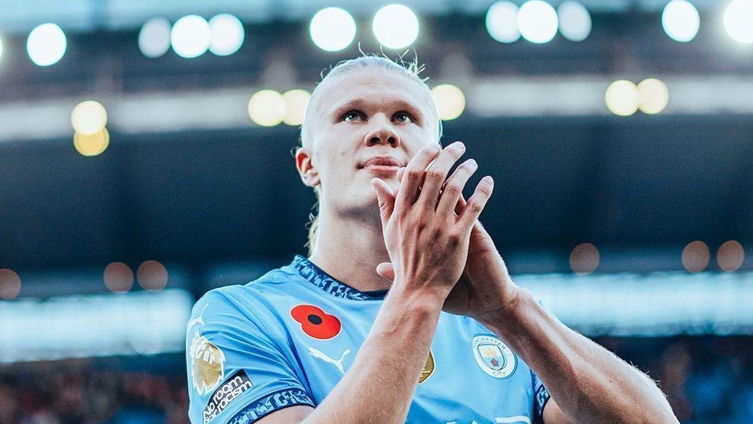 Haaland marcou o gol da vitória do City sobre o Southampton• Twitter/Manchester City