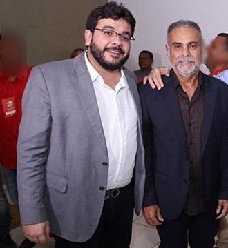 Rafael Fonteles com seu sogro Araujinho