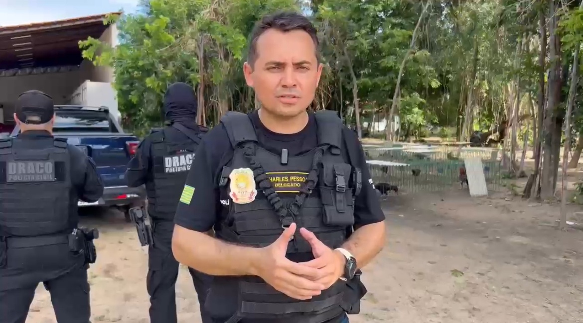 Coordenador do Draco, delegado Charles Pessoa