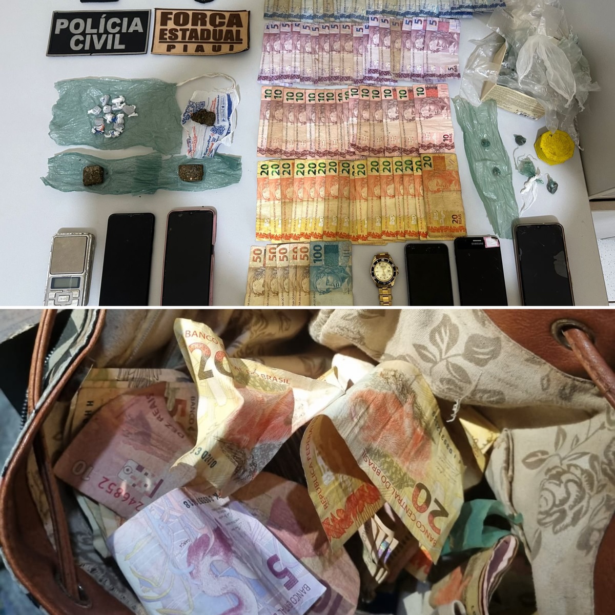 Operação Onze do Beco prende três indivíduos e apreende drogas e dinheiro