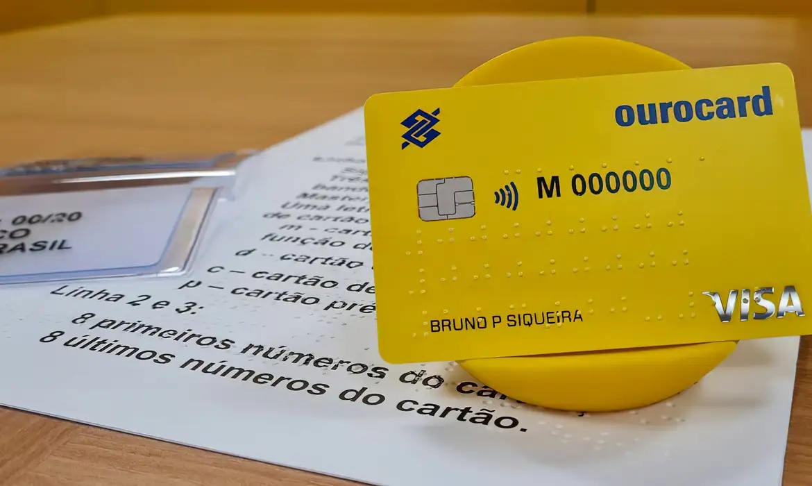 Cartão braile