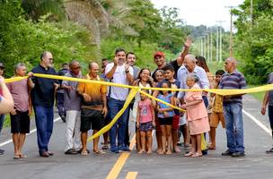 Dr. Pessoa inaugura pavimentação asfáltica no Povoado Amparo (Foto: Divulgação/Ascom)
