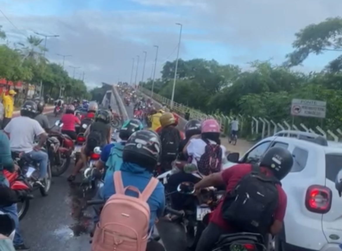 Local ficou congestionado