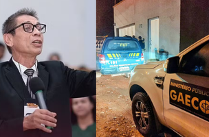O pastor Cavalcante foi conduzido à delegacia para prestar esclarecimentos por posse irregular de arma. (Foto: Reprodução/Divulgação/MP-MA)
