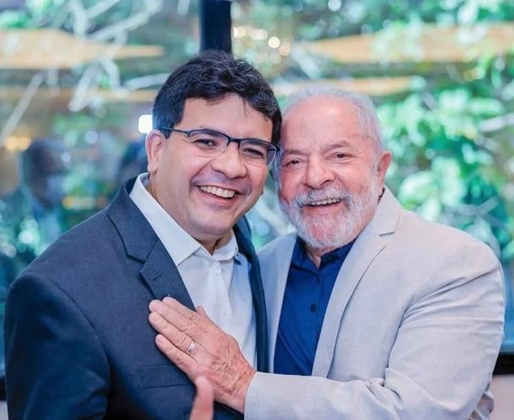 Rafael Fonteles e o presidente Lula