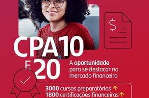 A bolsas de estudo são para cursos preparatórios das certificações CPA-10 e CPA-20 (Foto: Reprodução/Divulgação)