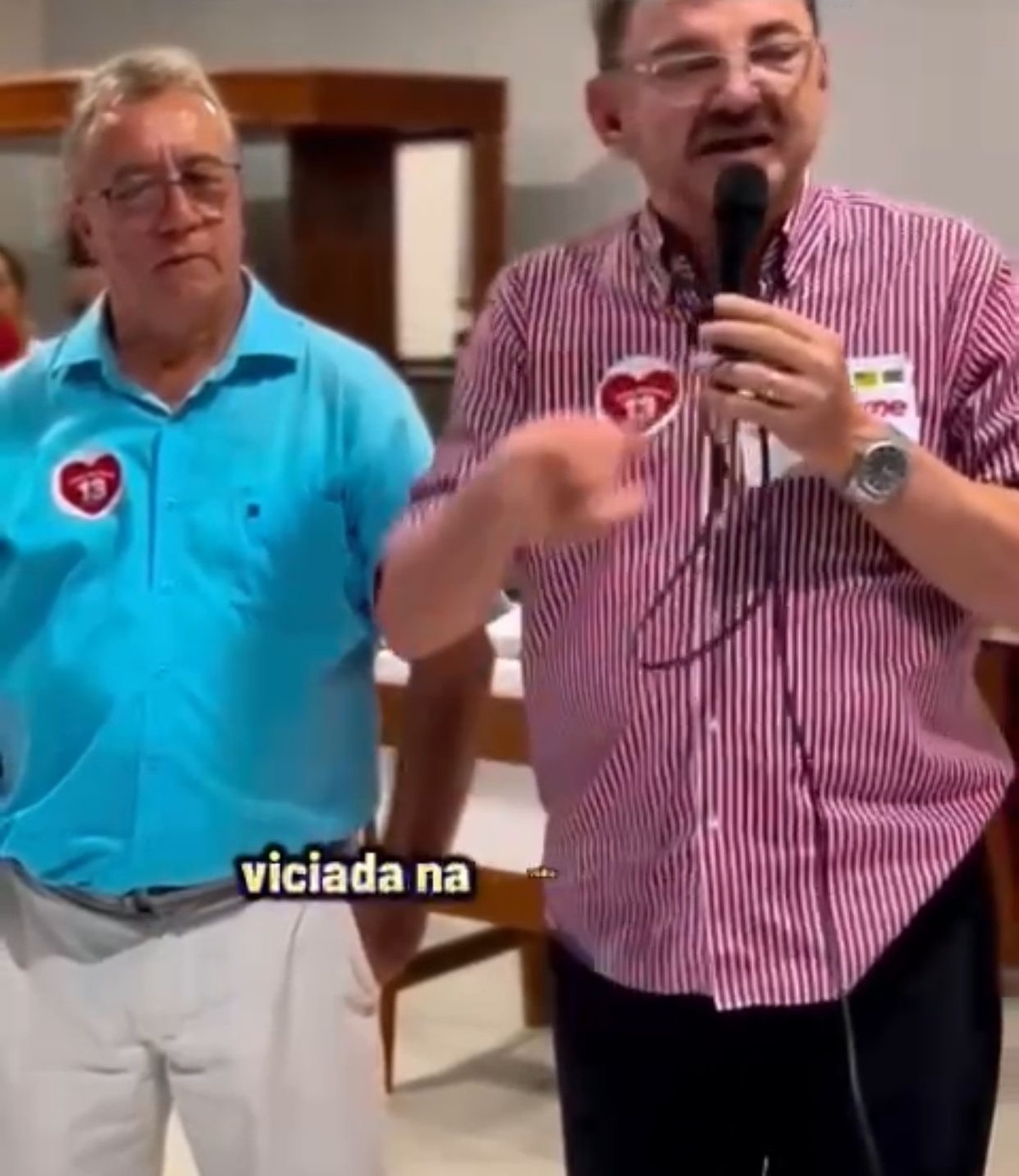 Num discurso em que disse que é preciso acabar a “velha política”, Wilson disse que Rafael foi trazido pelos astros.
