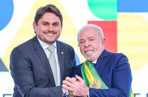 Presidente Lula durante a posse do ministro das Comunicações, Juscelino Filho (Foto: Ricardo Stuckert/PRESIDÊNCIA)