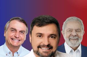 Fábio Novo, com Bolsonaro e Lula (Foto: Reprodução/Portal AZ)