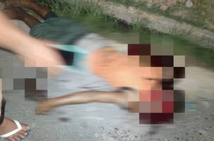 Homem é executado com vários tiros na cabeça no bairro Parque Brasil II (Foto: Reprodução)