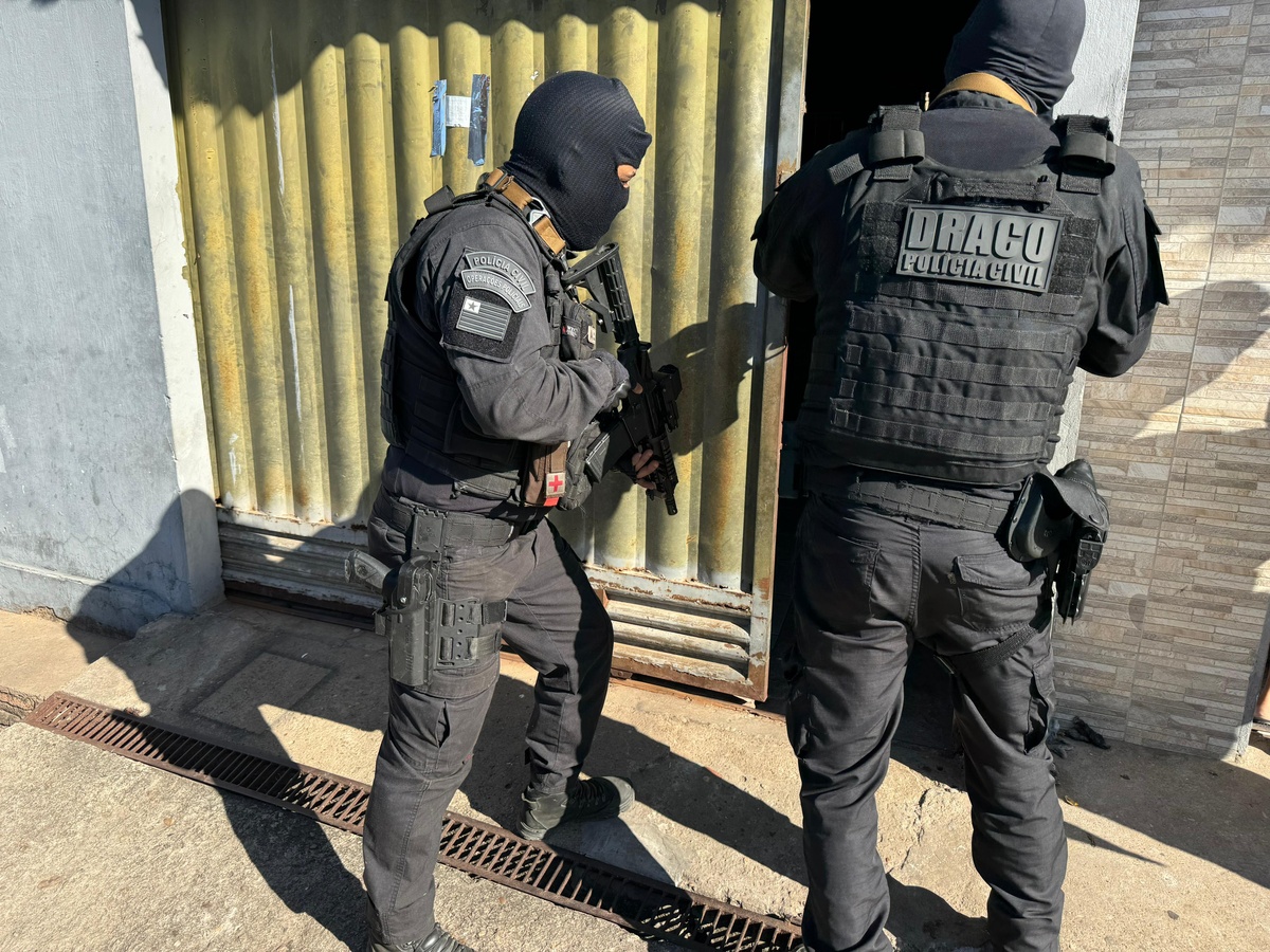 Operação DRACO 141 cumpre 12 mandatos e prende cinco pessoas em Teresina
