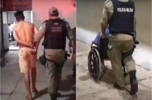 Suspeito de agredir companheira cadeirante é preso em flagrante em União (Foto: Reprodução)