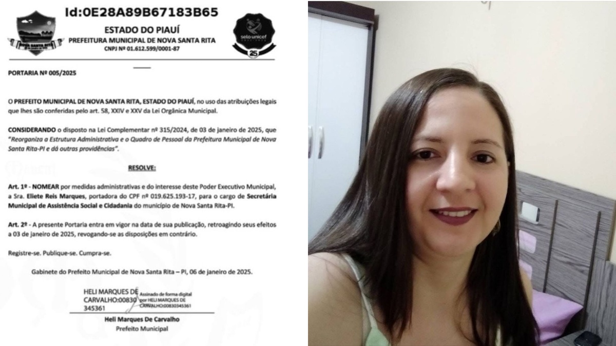 Esposa do prefeito de Santa Rita