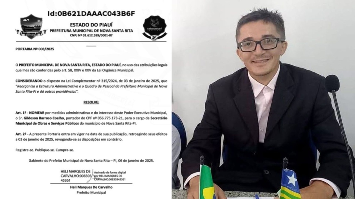 Primo do prefeito e agora secretário em Santa Rita