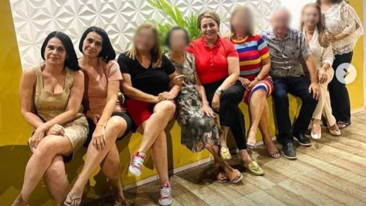 Senadora Jussara em família.