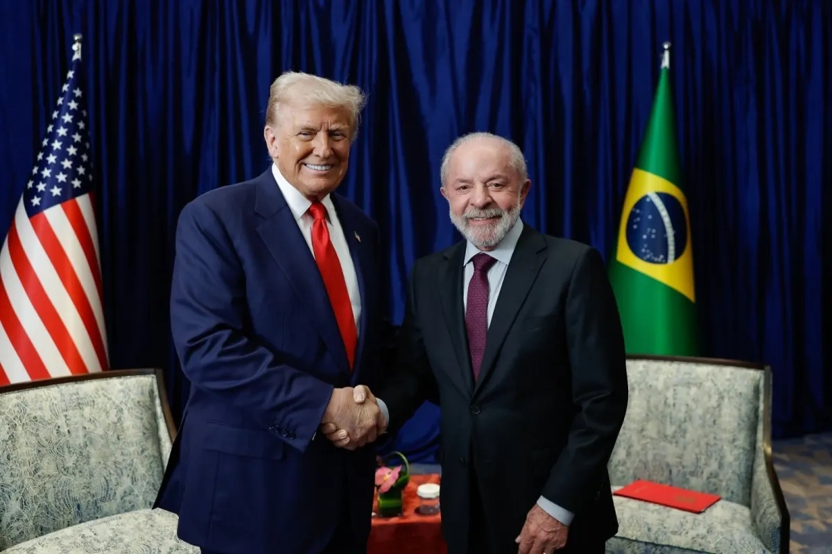 Donald Trump e Luiz Inácio Lula da Silva